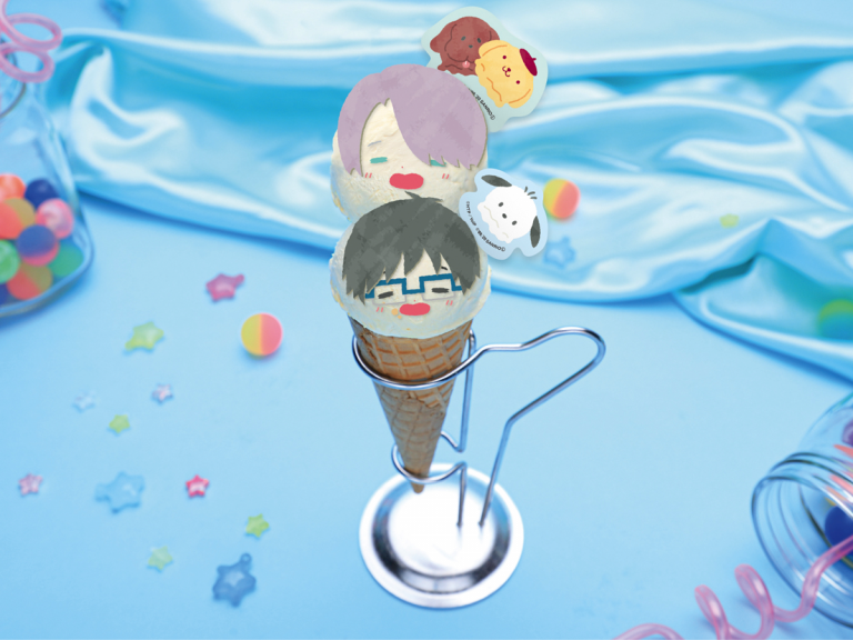Tokyo’s Yuri on Ice themed cafe adds Sanrio touch to the menu for extra cute summertime treats