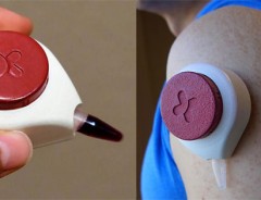 痛くない血液検査　針をささない画期的な発明を開発