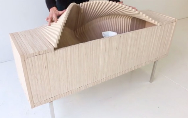 波打つ家具 アートな からくり家具 のあまりの美しさに圧倒される Grape グレイプ