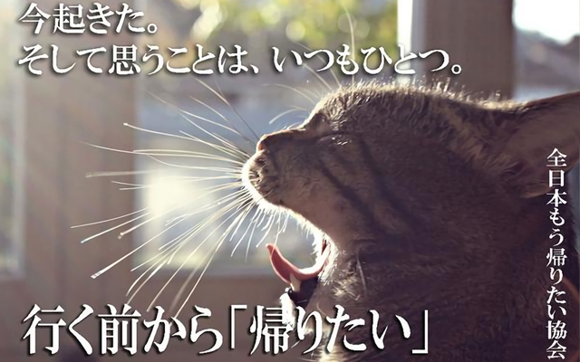 たい 帰り 協会 もう 全日本 ネット上で猛威を振るう「全日本もう帰りたい協会」に共感の声