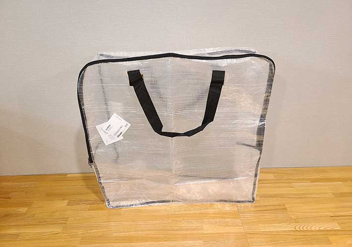 イケアのバッグの大きさを比較　トートバッグやキャリーバッグなど使いやすいのは？