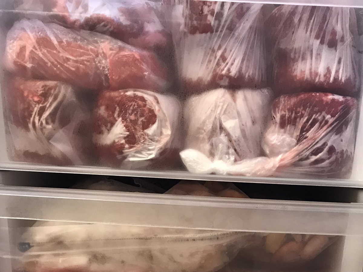 コストコの肉の写真