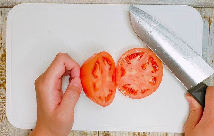 トマトの包丁研ぎ器