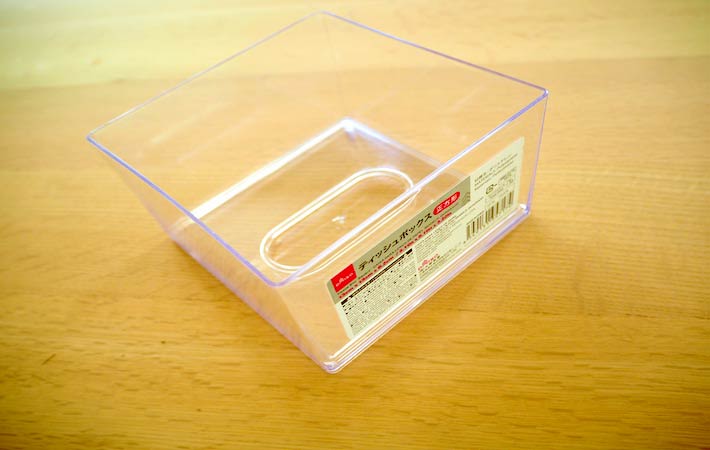 『ティッシュボックス（正方形、１３cm×１３cm×８.２cm）』