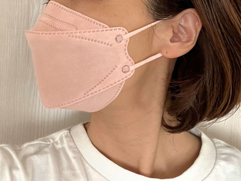 3Dマスク　ピンク　４袋　ダイソー　立体マスク　マスク　花粉症　不織布マスク