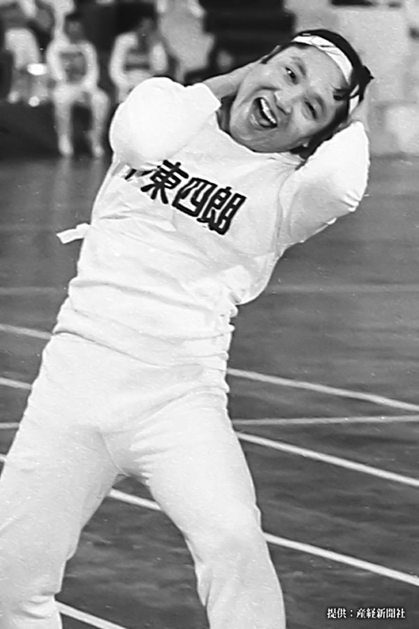 第七回芸能人・秋の紅白大運動会　伊東四朗　千駄ヶ谷の東京体育館　1972年10月23日