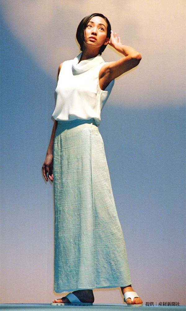 ベレッツァブティック’99春夏コレクションに姿を見せた神田うの