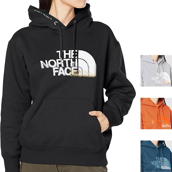 【新品】ノースフェイス North Face レディース パーカー フロントロゴ