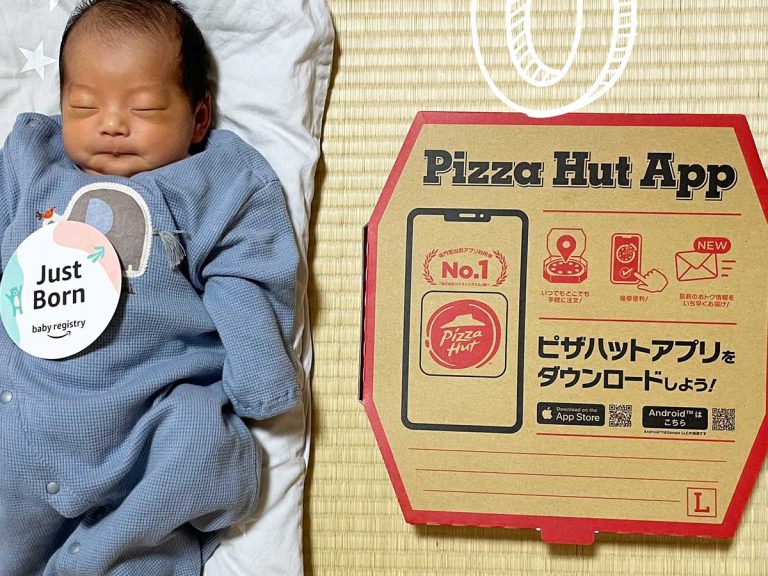 毎月 赤ちゃんとピザを並べて撮影 その理由に ナイスアイディア おいしいしかわいい Grape グレイプ