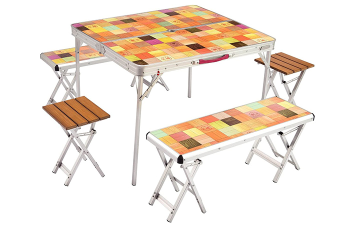 コールマン(Coleman) テーブル ナチュラルモザイクファミリーリビングセットプラス 約13.2kg 2000026757