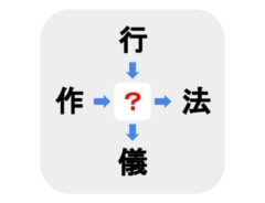 いくら考えてもわからない…！　□に入る漢字は何？【穴埋めクイズ】