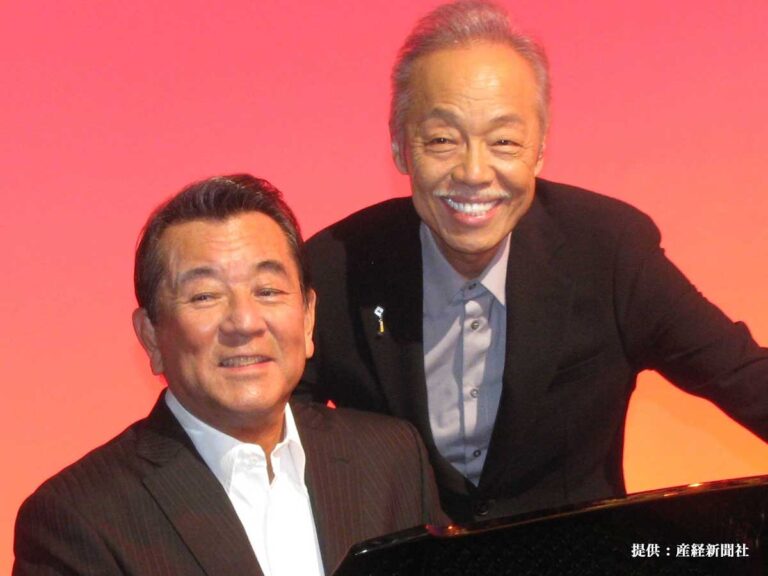 谷村新司、加山雄三の写真