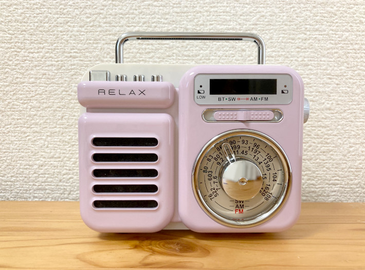 レトロラジオ（ライラック使用７）の写真