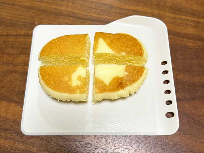 『北海道チーズ蒸しケーキ』の写真