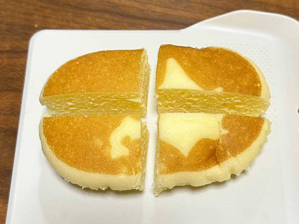 チーズ蒸しケーキの写真