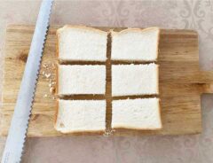 食パンを切った写真