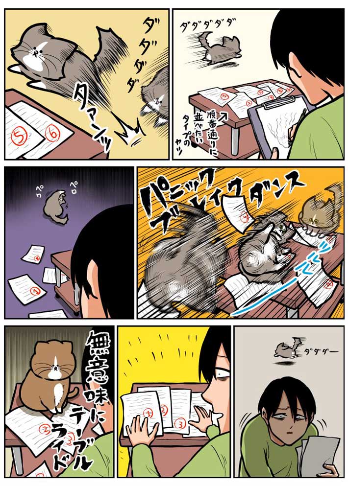 鴻池剛さん猫の漫画画像