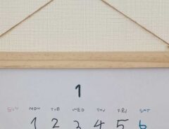 手作りカレンダーの写真