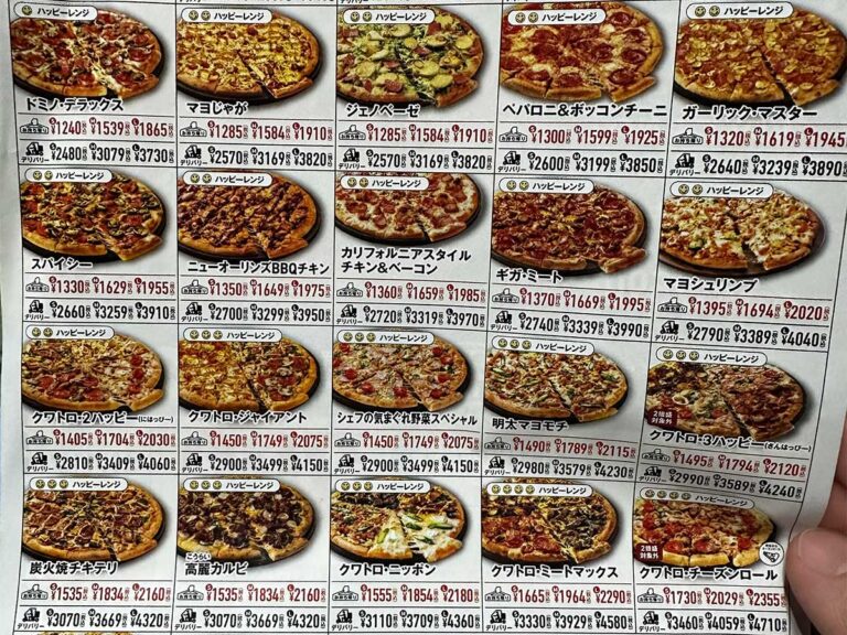 ドミノ・ピザのチラシ