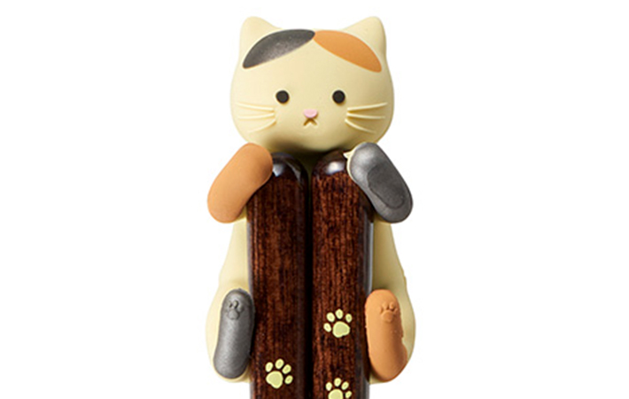 抱っこ猫のお箸&箸置きセット