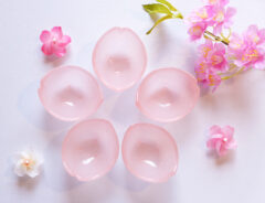 【桜のガラス皿】はなほのかの画像