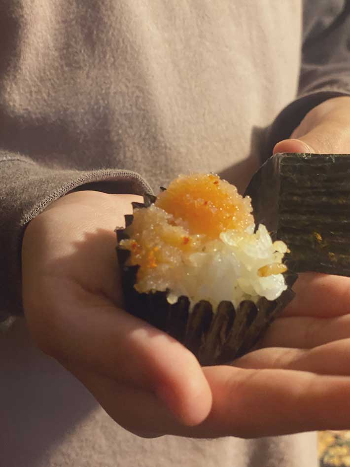 海苔カップの写真