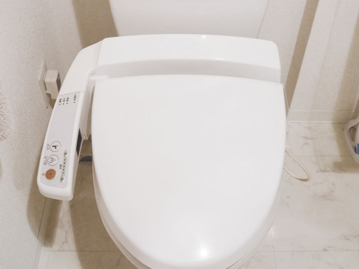 トイレの便器を上から見下ろした様子