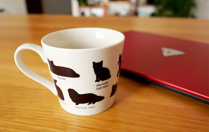 『ゆる猫マグカップ』の画像