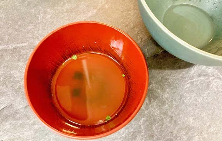 『松茸の味お吸いもの』でそうめんつゆの完成写真