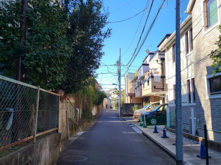 住宅街の道路
