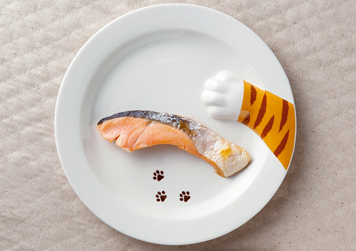 『サンアート かわいい食器 「 横から猫 」』の画像