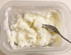 マシュマロで牛乳アイスの写真