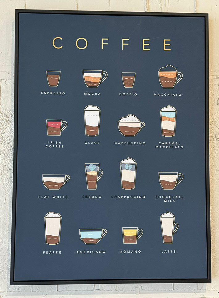 カフェの看板の写真