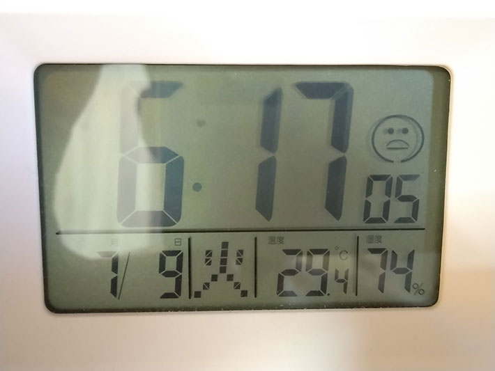 温湿度計の写真