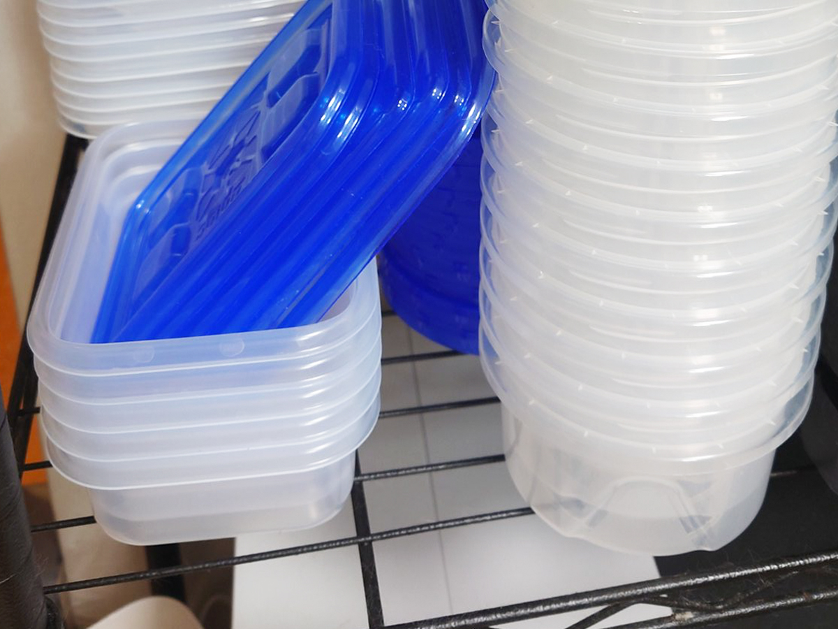 プラスチック製容器の写真