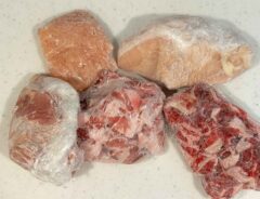 冷凍肉の写真