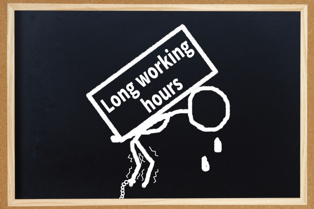 Long working hoursの画像