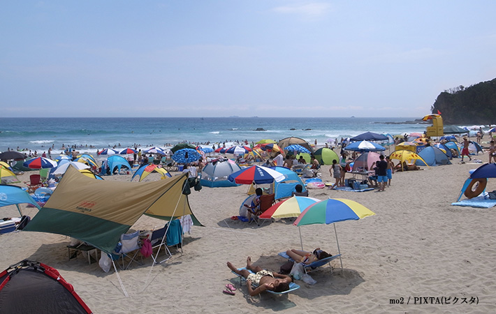 海水浴場の写真