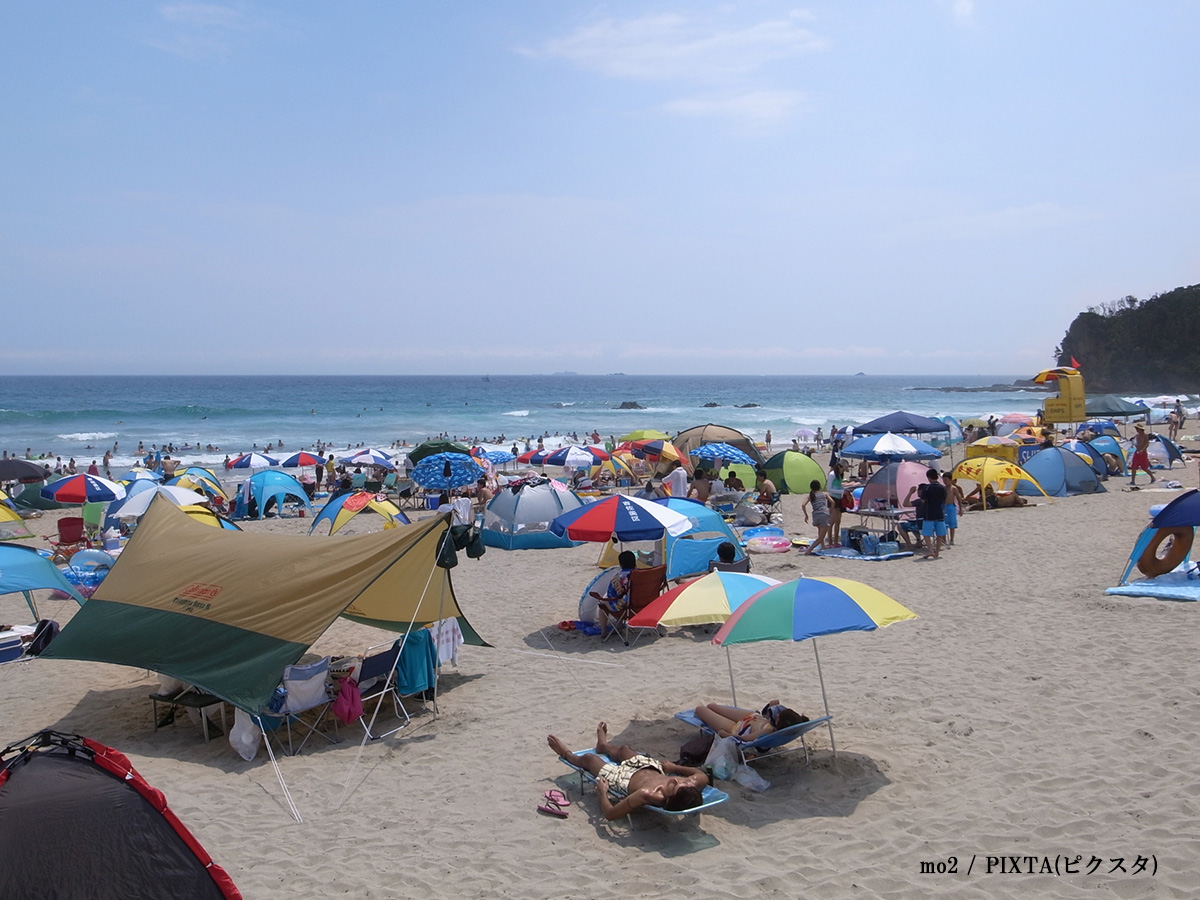 海水浴場の写真