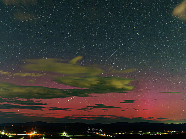 ペルセウス流星群の写真