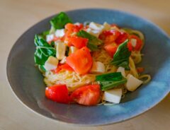 トマトの冷製パスタ