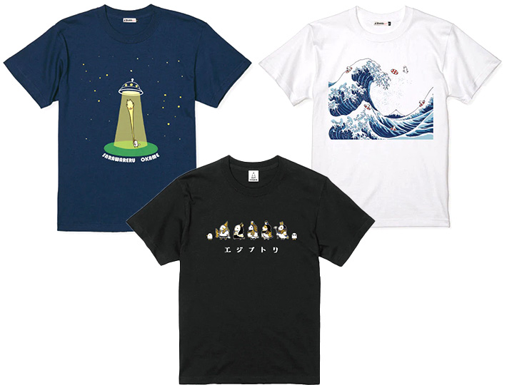 『小鳥のTシャツ ポップ３種』の画像