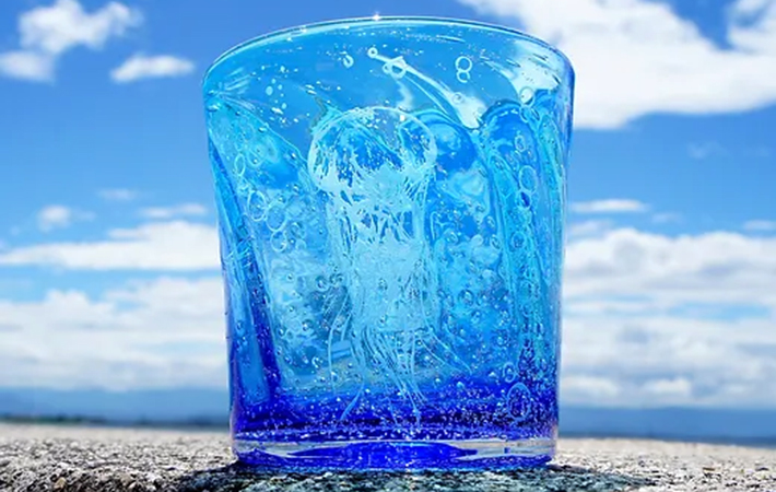 『皇爽・浮漂海月　クラゲの琉球グラス』の画像