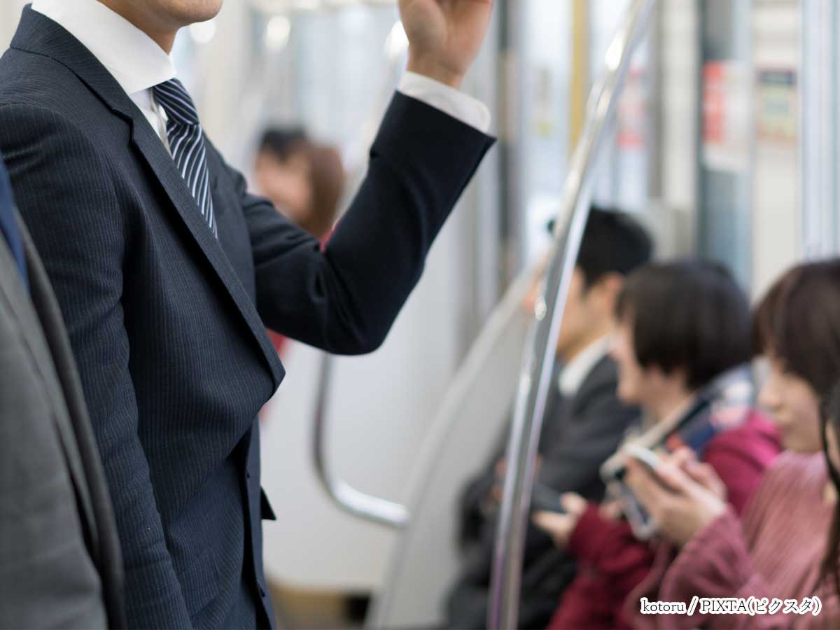 電車内の画像