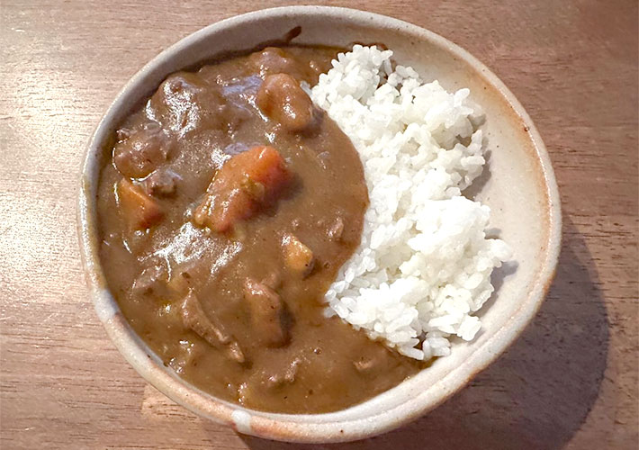 完成したカレーの画像