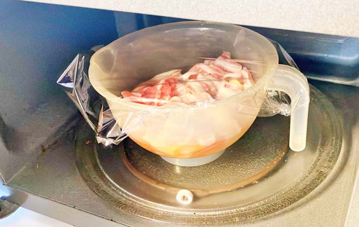 『電子レンジで作る！時短カレー』を作る写真