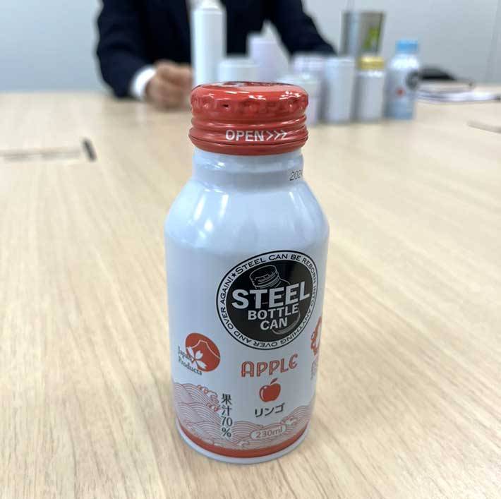 スチール缶の画像