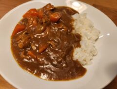 盛り付けられたカレー