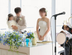 結婚式の写真