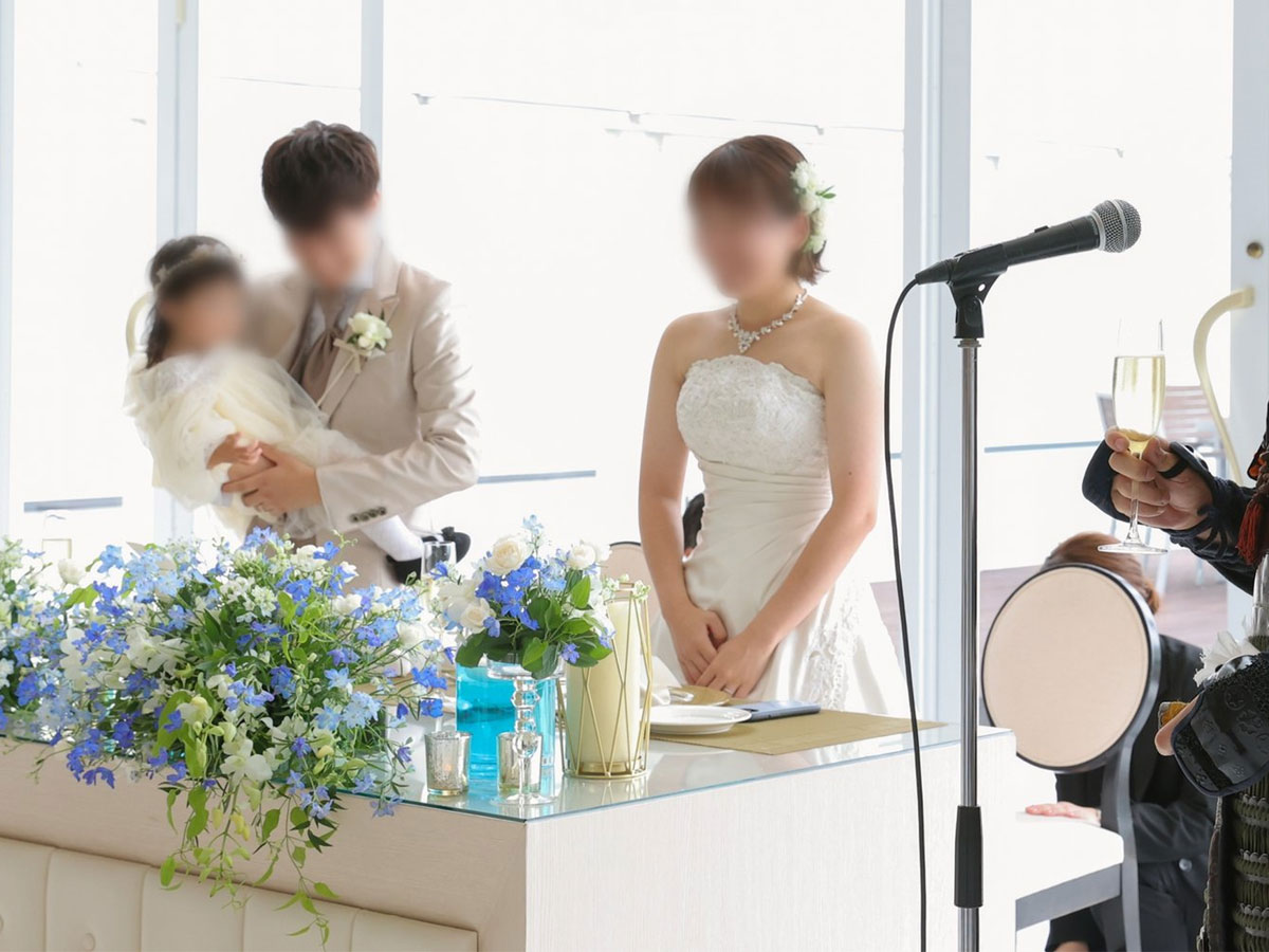 結婚式の写真